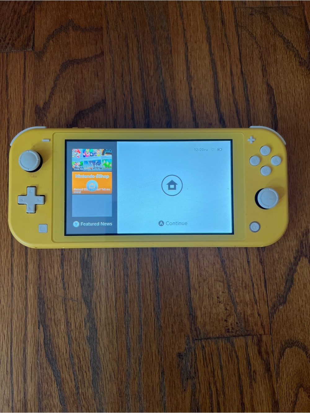 Yellow Nintendo Switch Lite game console great used condition!